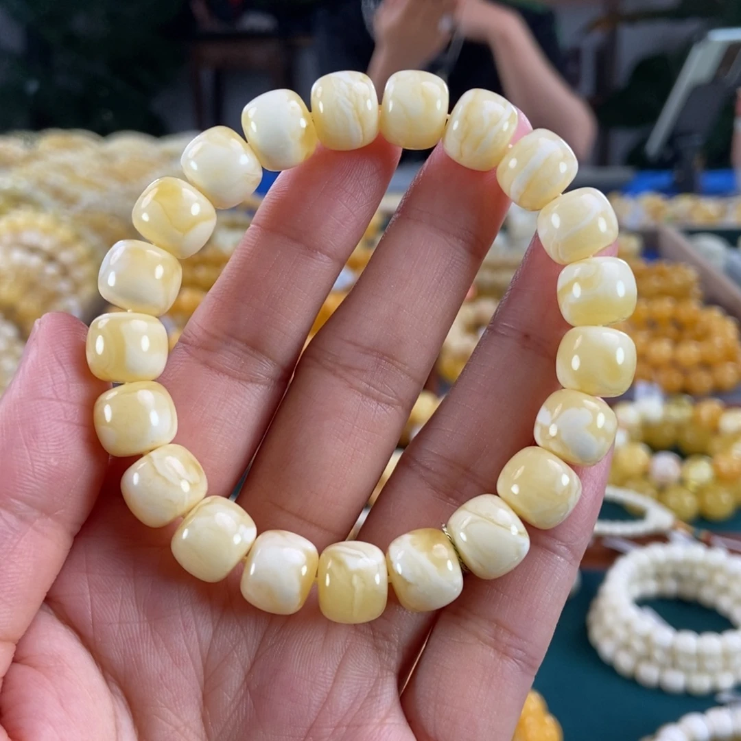 琥珀未镶嵌珠宝奇石11瓷白花蜡老型16.06