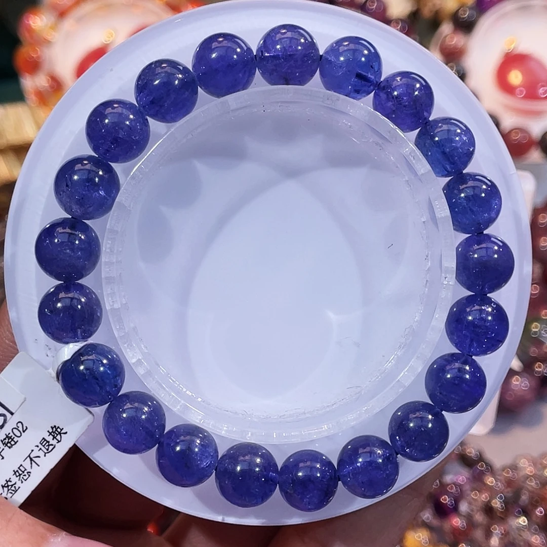 未镶嵌坦桑石手串8+坦桑石