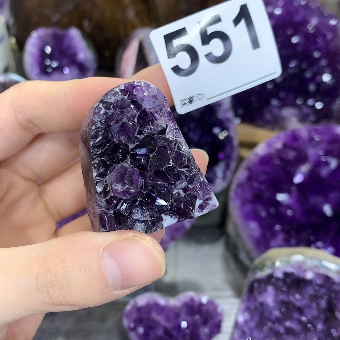 紫晶珠宝半成品未镶嵌551