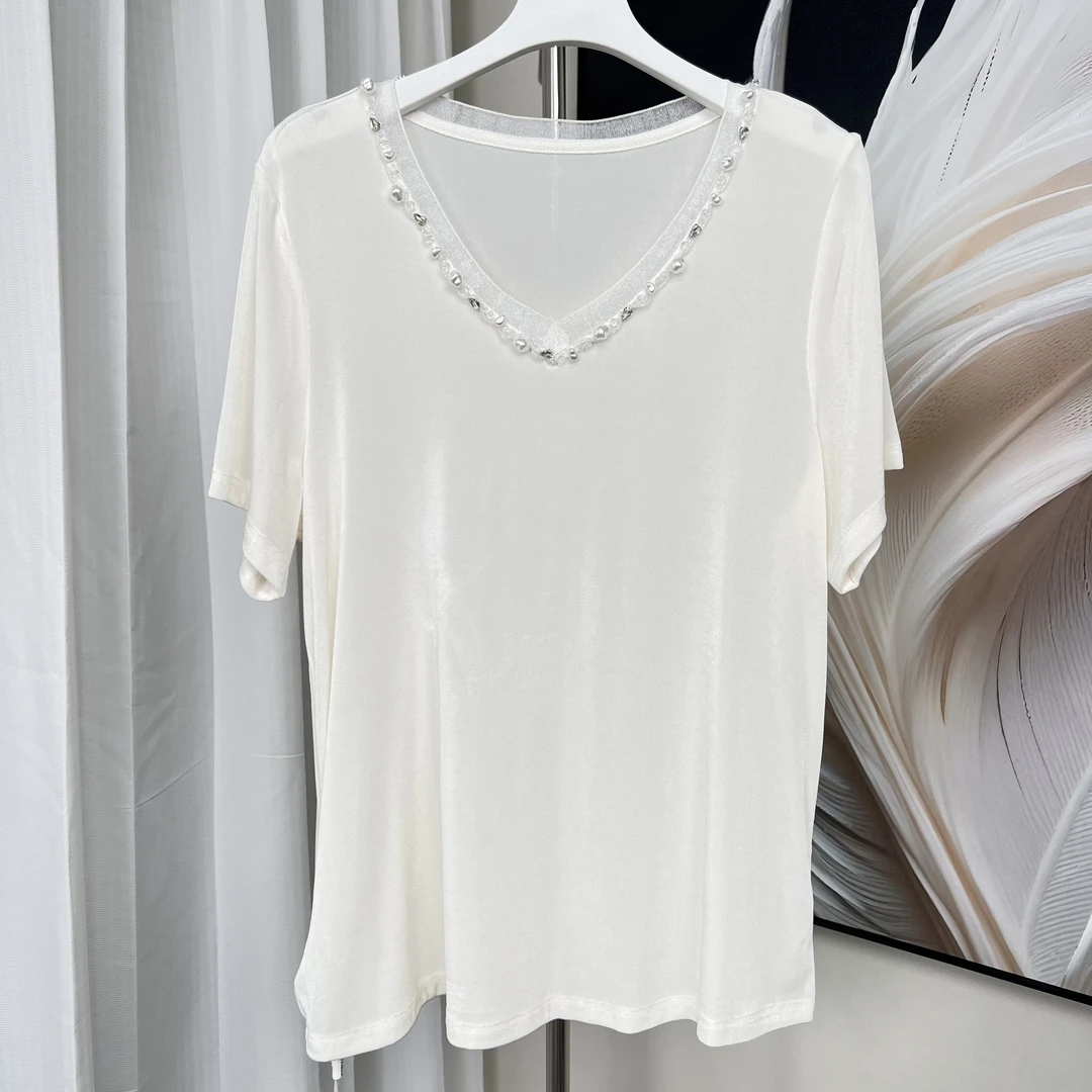 【流依涵】高品质时尚设计百搭显瘦短袖N0退NO换-68315