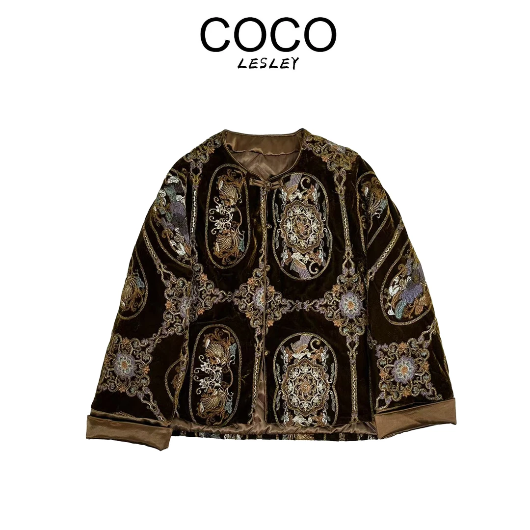 【COCO LESELY】老钱凤气质外套刺绣外套 ——鎏金岁月