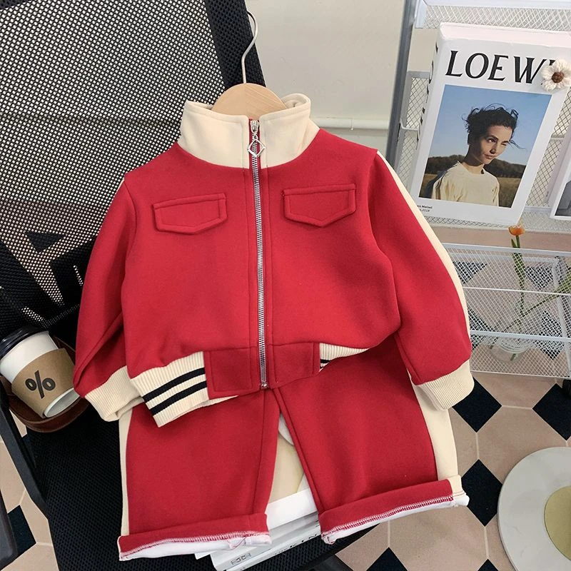 巴拉巴拉男孩女孩女童套装春装2025新款洋气童装儿童时髦女宝宝春