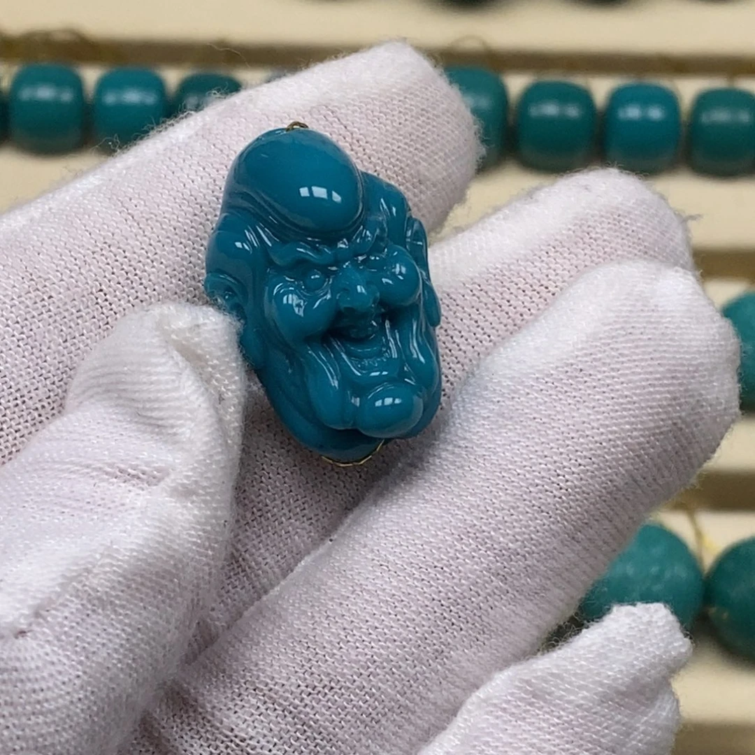 绿松石未镶嵌珠宝奇石A930/17.2mm