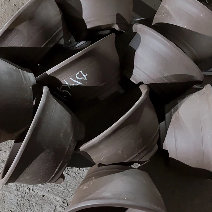 紫砂花盆100-10。19.5-1 0