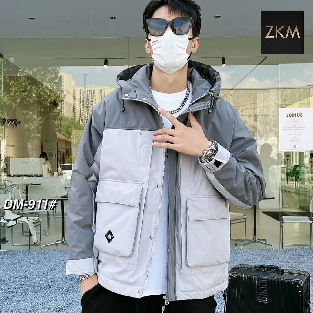 【加棉加厚】-DM-911秋冬款加厚冲锋衣工装夹克外套H