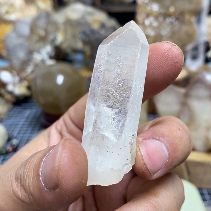 水晶水晶柱未镶嵌