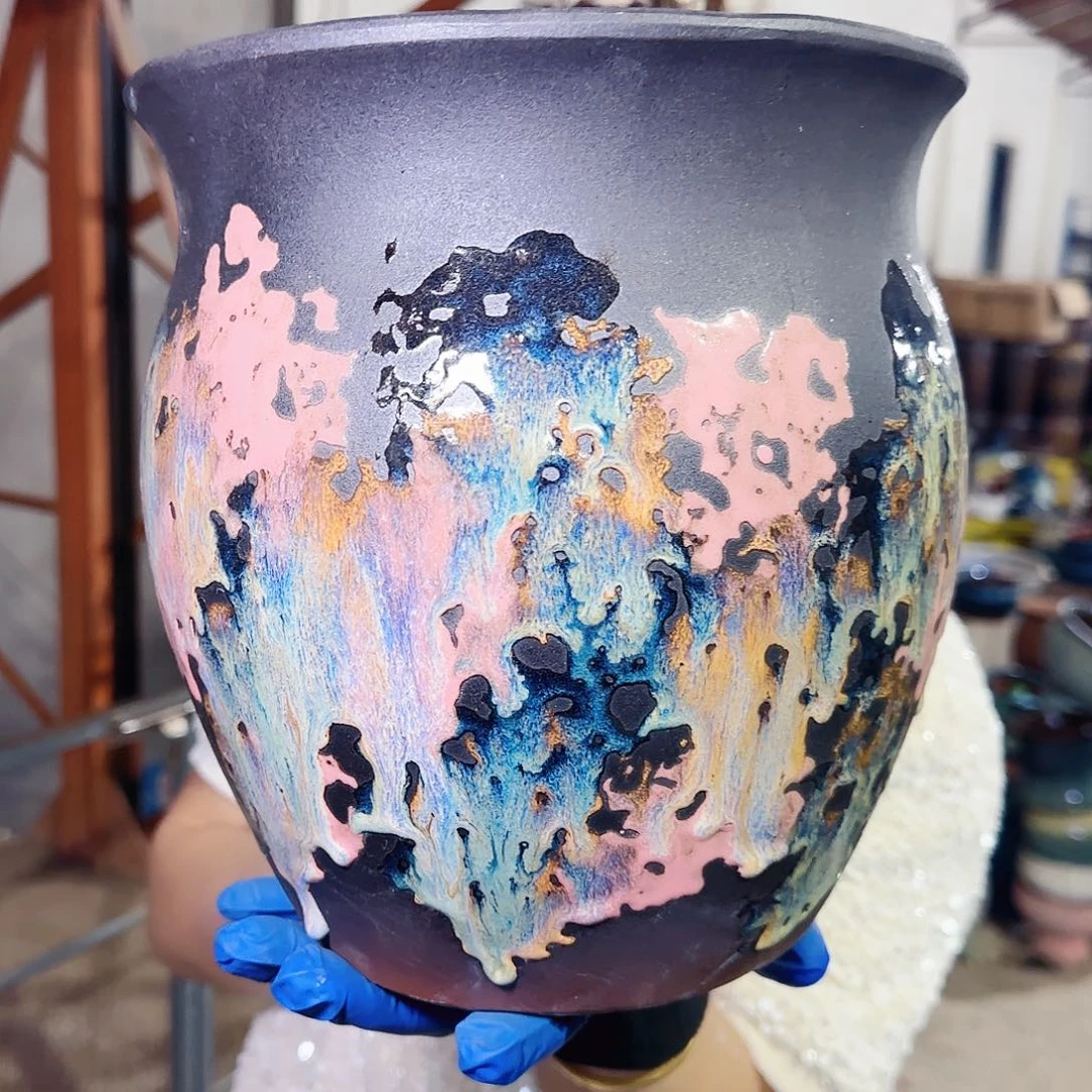 花盆紫砂高23口22