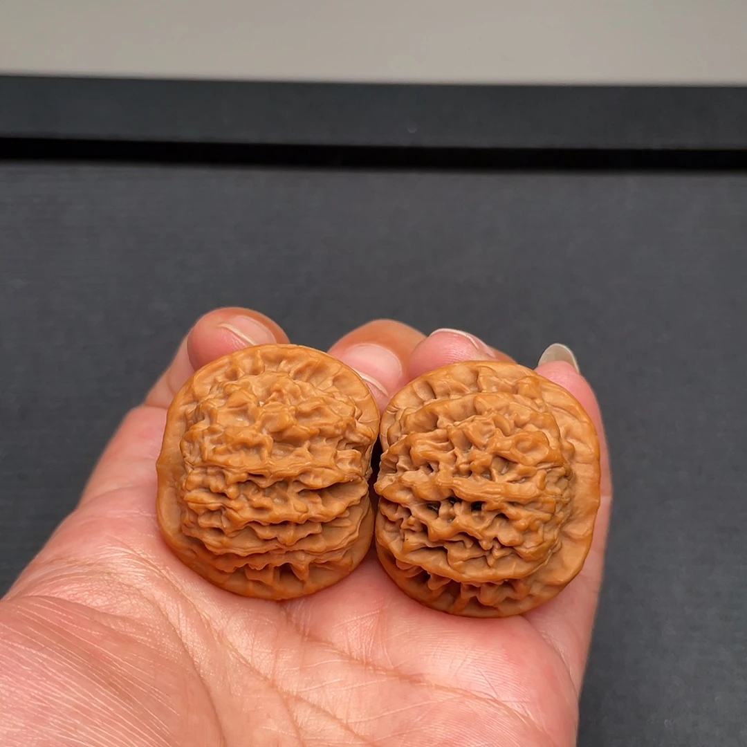 把件猴头核桃37×34全品头茬秦闷A441