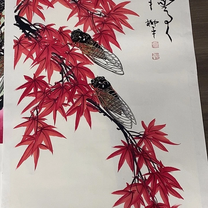 手绘国画作品欣赏展作品