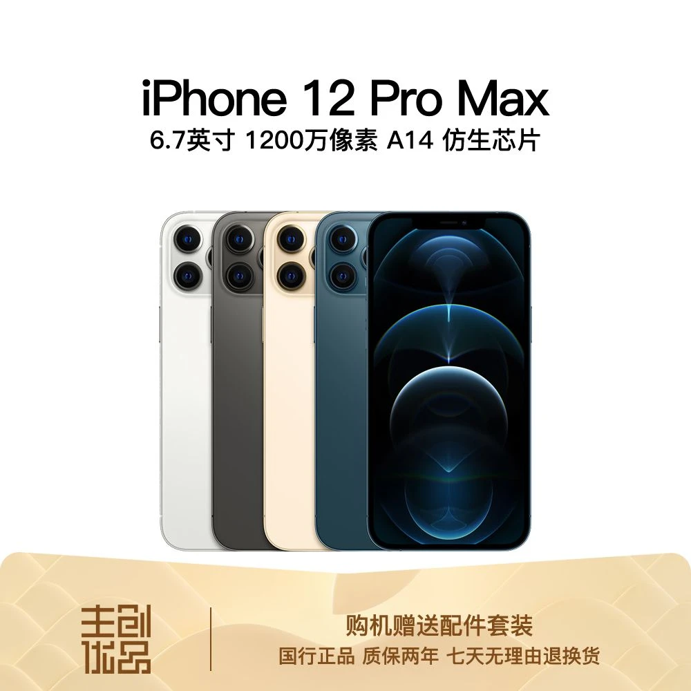 95新 Apple/苹果 12ProMax国行正品双卡5G全网通零售机严选优品