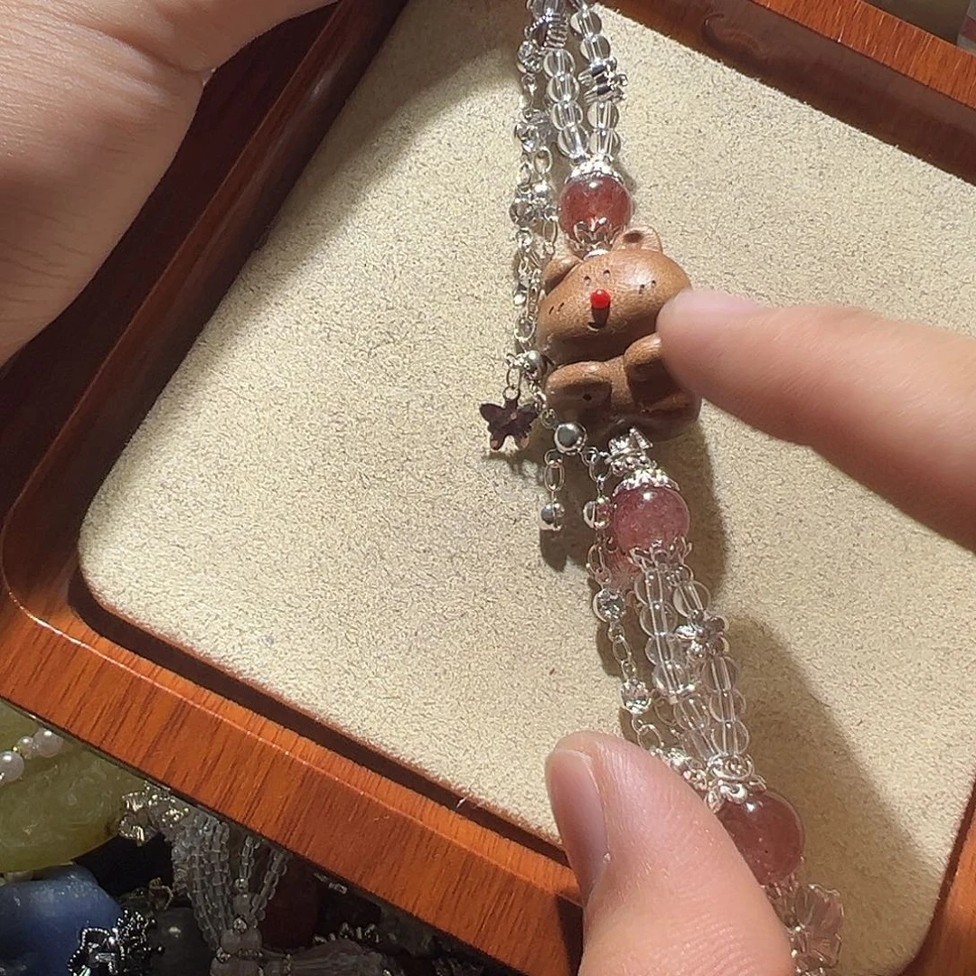 水晶未镶嵌手链水晶手链