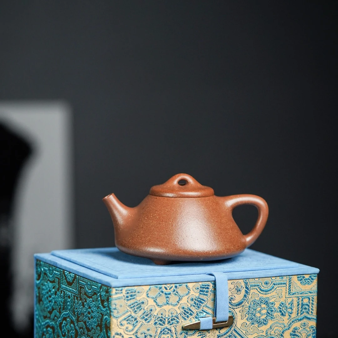 子冶石瓢·国工许艳萍作品         /容量180cc/极品桂花砂