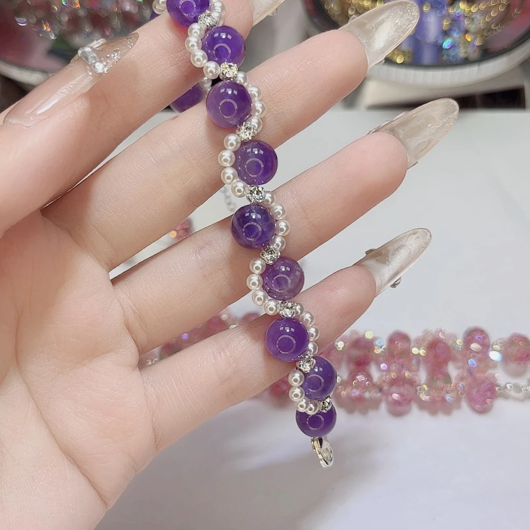 石英石非金属紫色