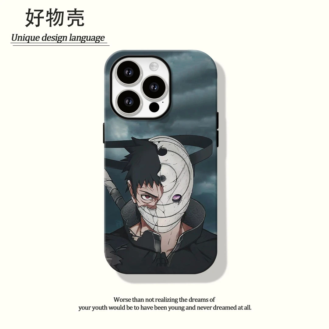 帅气带土菲林二合一适用苹果17promax华为vivo小米oppo手机壳防汗