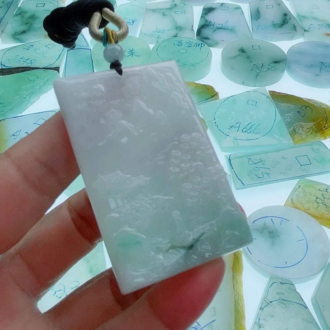 定制翡翠未镶嵌天然缅甸翡翠A货