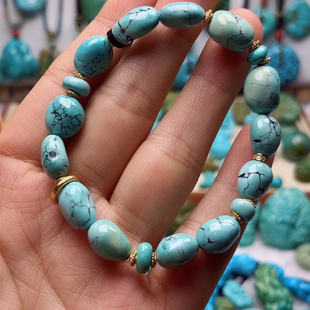 未镶嵌绿松石珠宝奇石