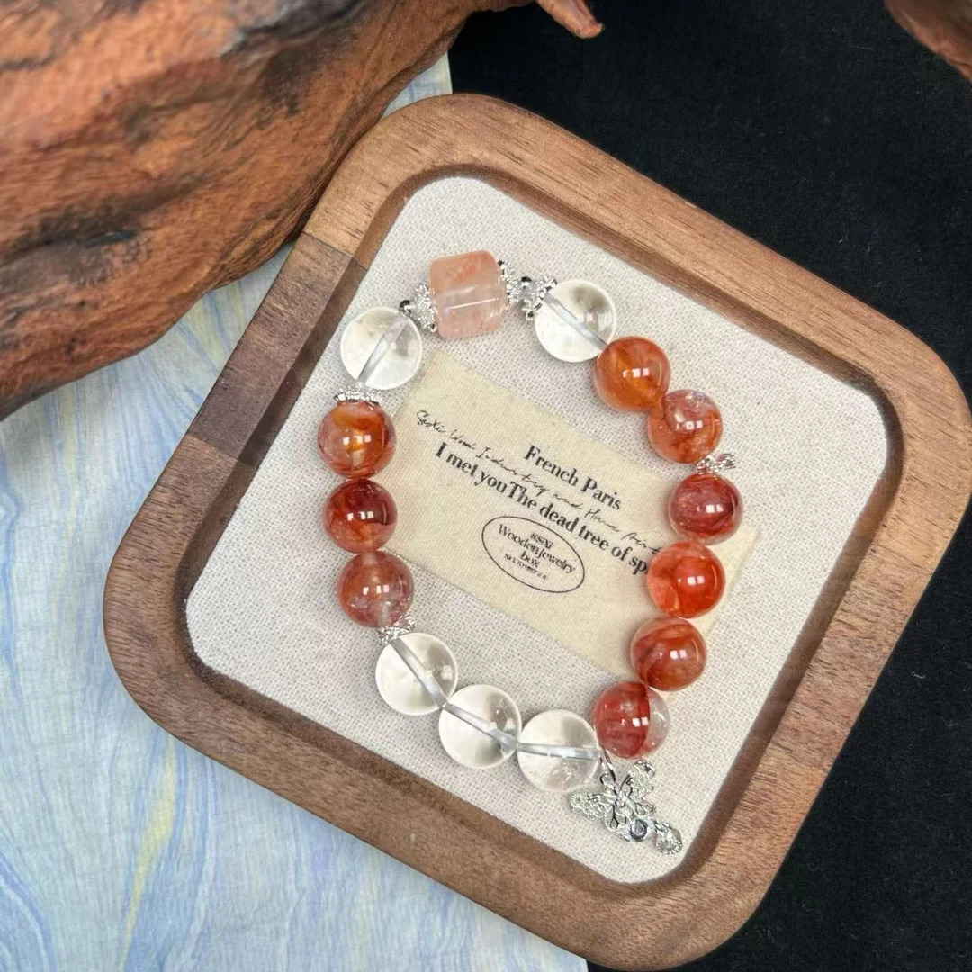 【花漾年华】TGS天然水晶手串原创设计 K82