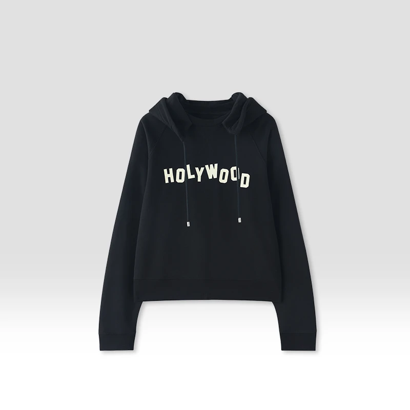 DRH原单非世面货！字母徽标连帽卫衣 358