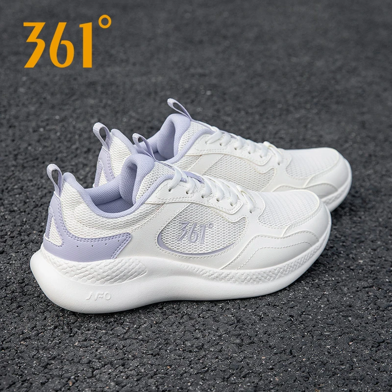 361女鞋子春秋冬季新款361度网面透气跑步鞋女款时尚百搭休闲运动