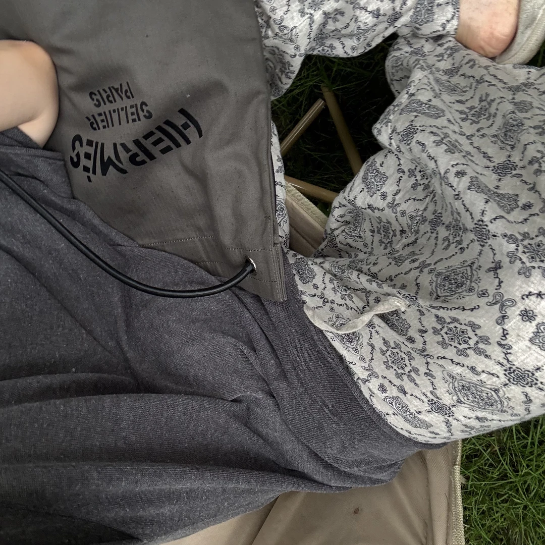 全松紧腰汉麻阔腿裤 百搭透气宽松直筒裤