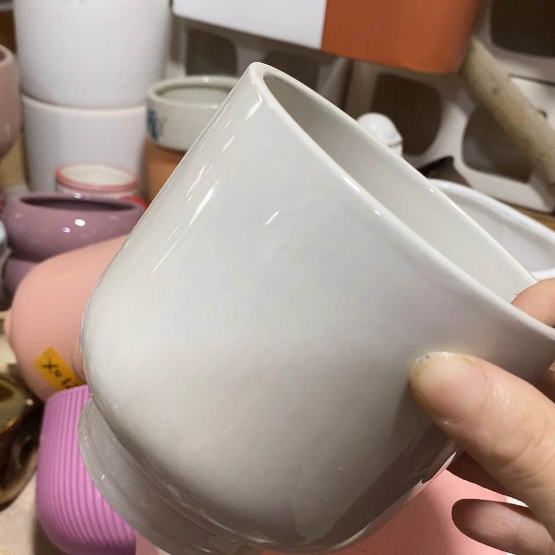 杯子陶盆有孔 瑕疵介意勿拍