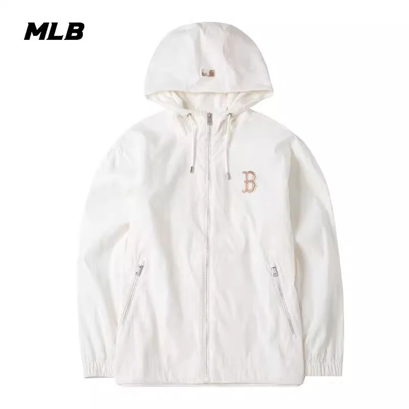 MLB连帽卫衣男女情侣款2024秋冬运动服潮流时尚夹克外套专柜正品