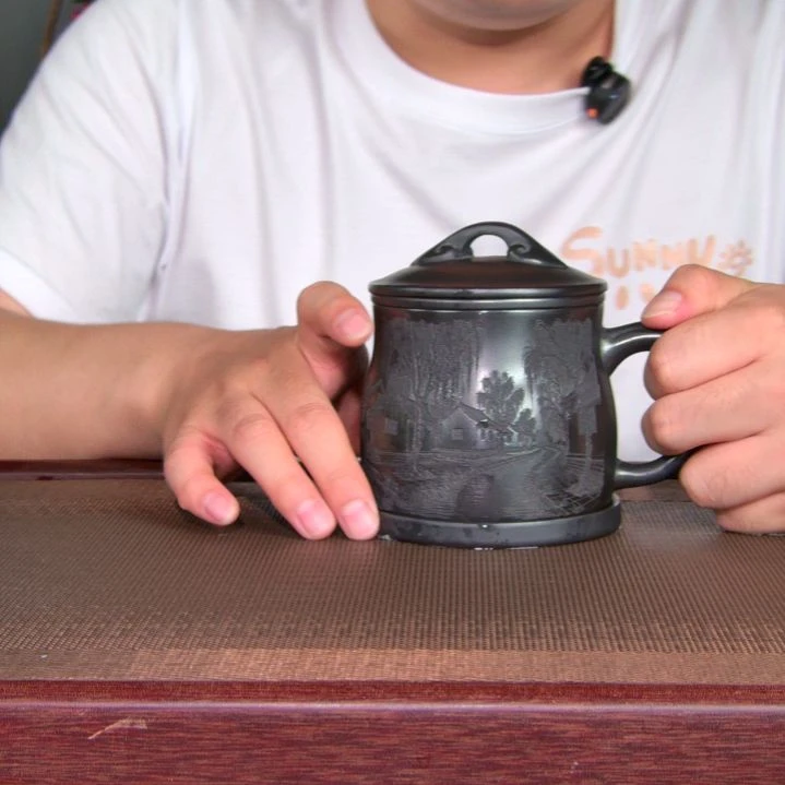 茶杯紫砂高货放漏