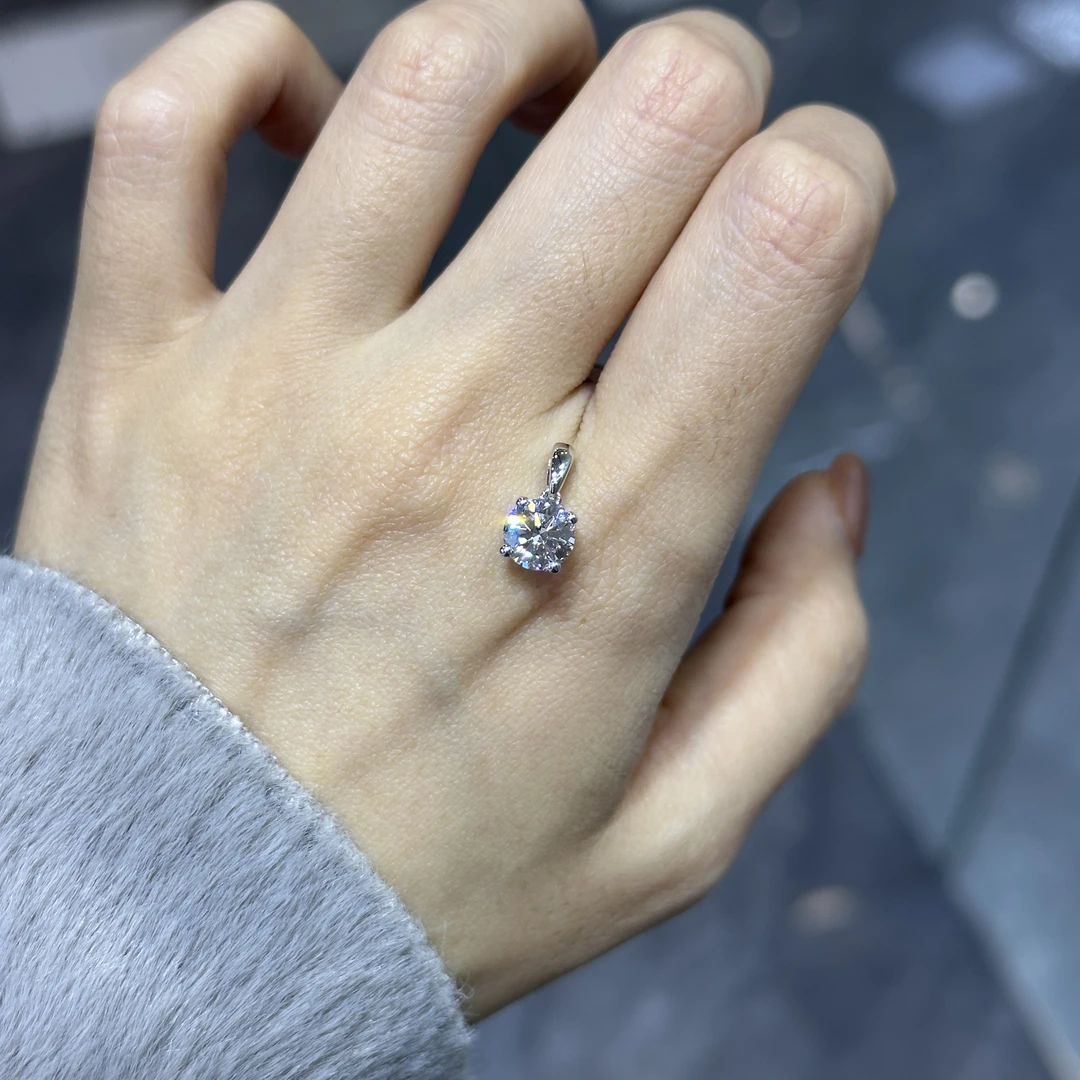 实验室培育钻石经典百搭18k金培育钻石吊坠合集新年配饰