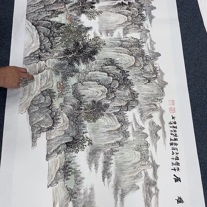 国画纯手绘字画宣纸