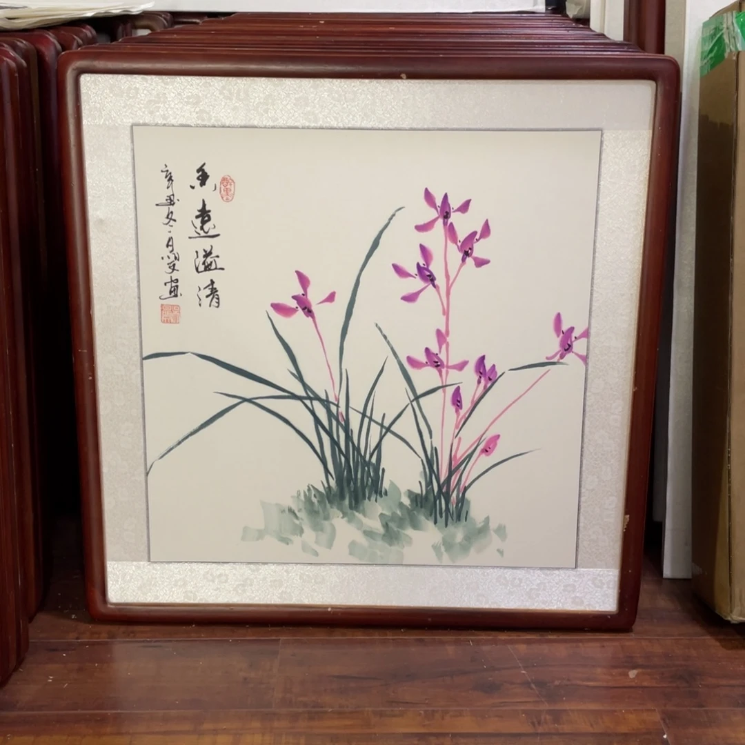 国画带框尺寸63*63厘米