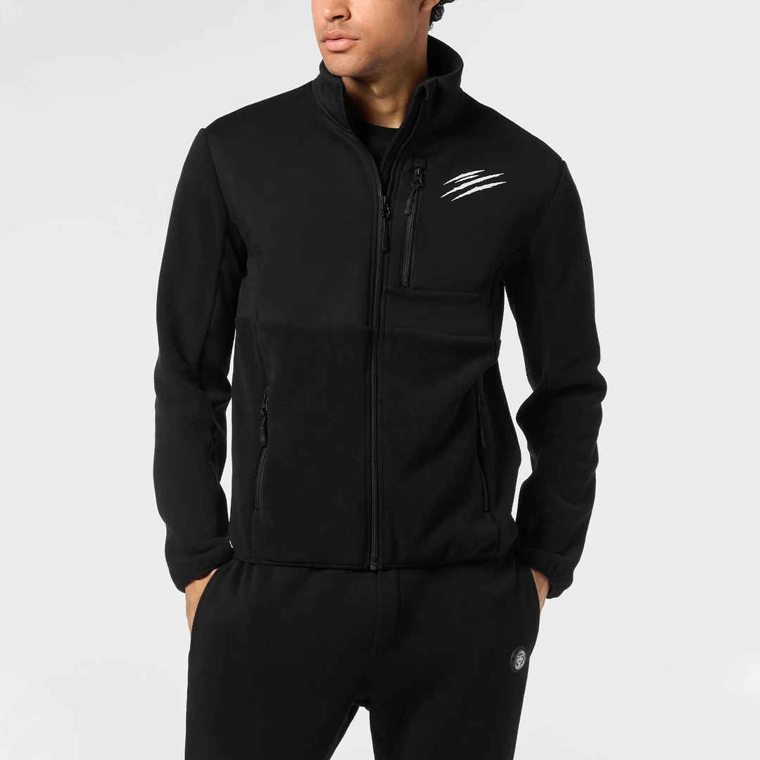 【即将售罄】PHILIPP PLEIN2025秋冬抓毛尼龙夹克外套plein sport