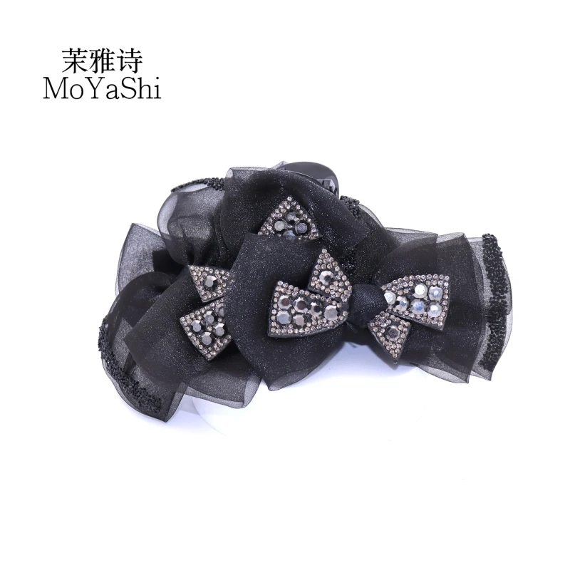 路易斯巴黎王妃【墨云】优雅减龄显发量12cm抓夹发夹MY133