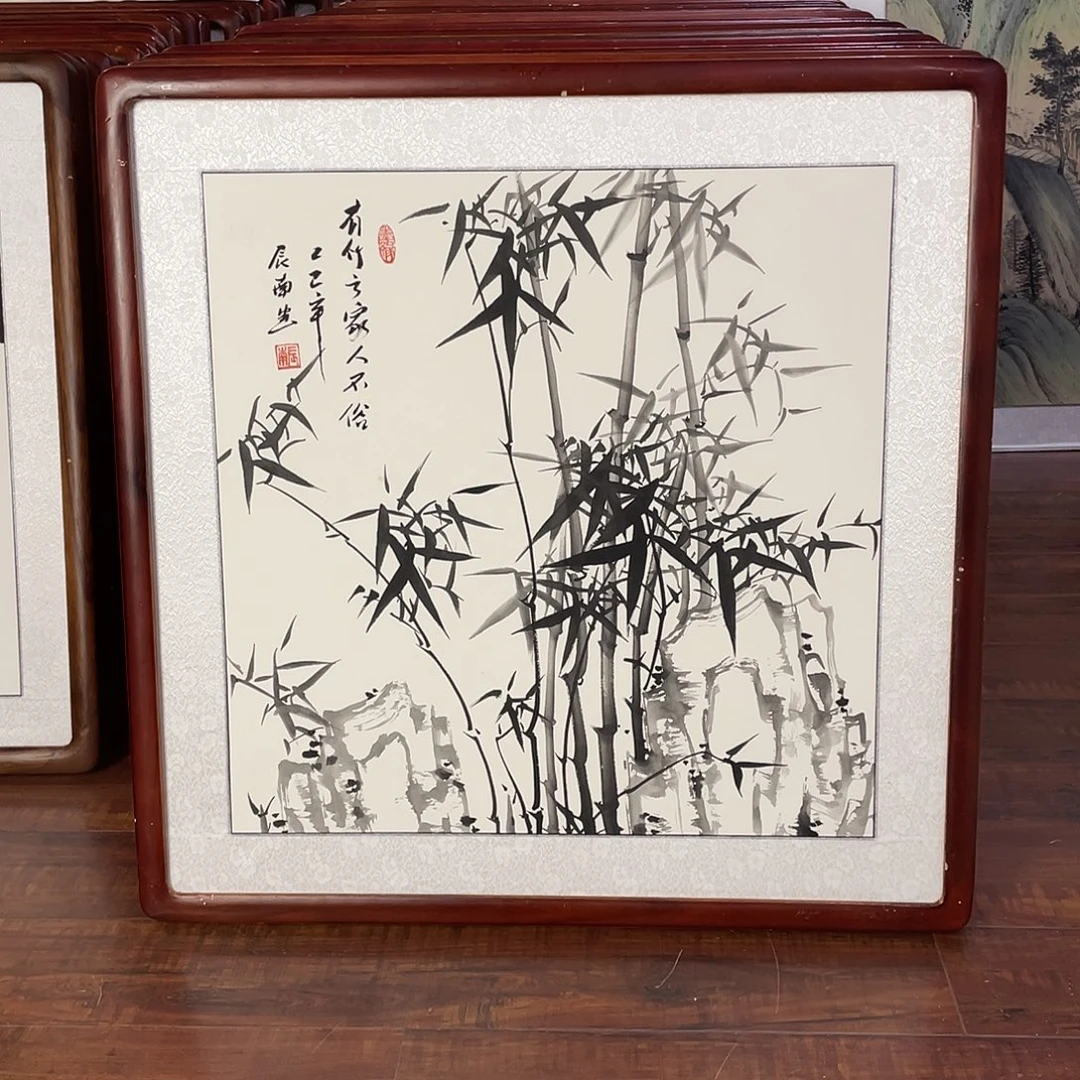 国画带框尺寸63*63厘米