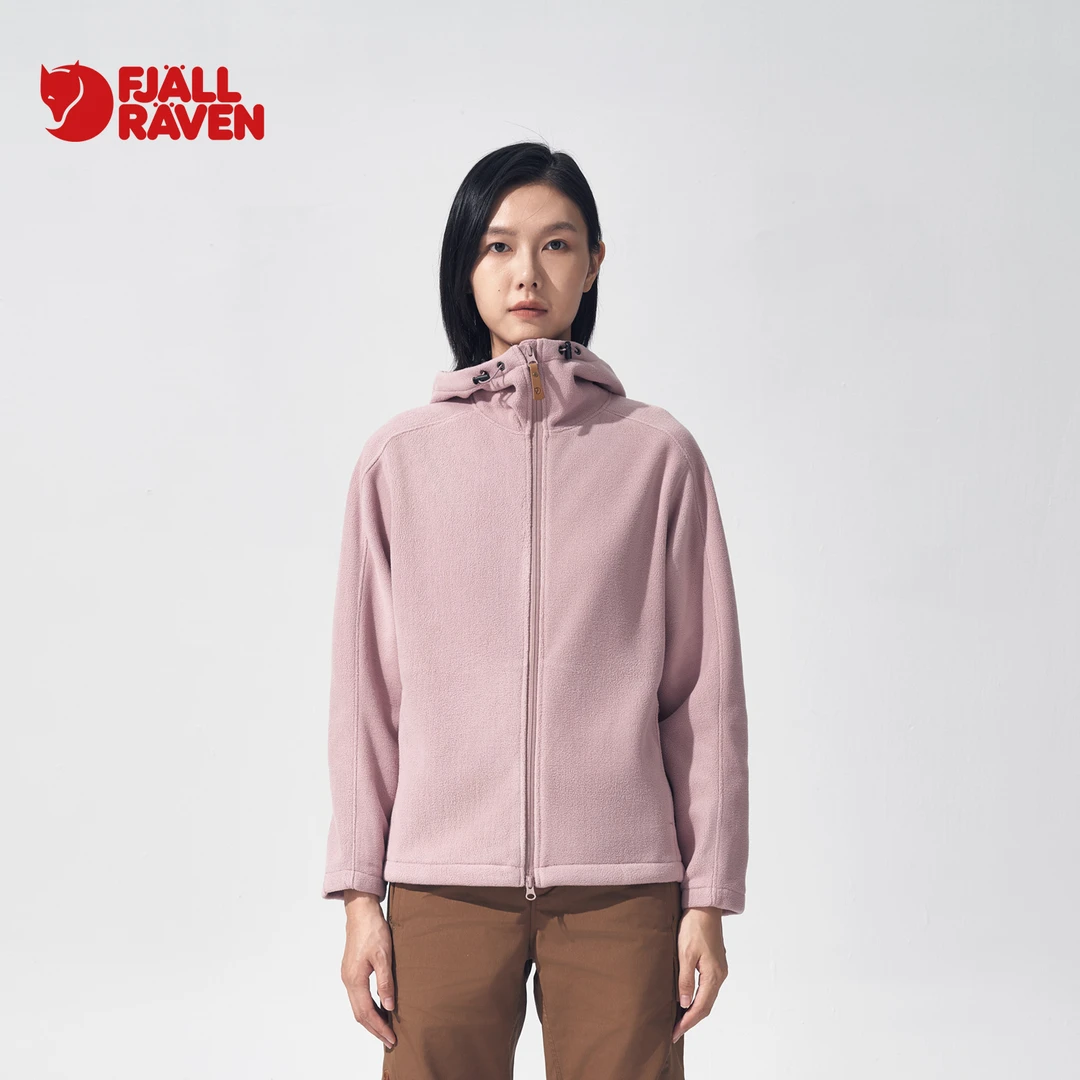 北极狐 女士连帽抓绒衣 2024新款秋冬保暖抓绒夹克外套08242238