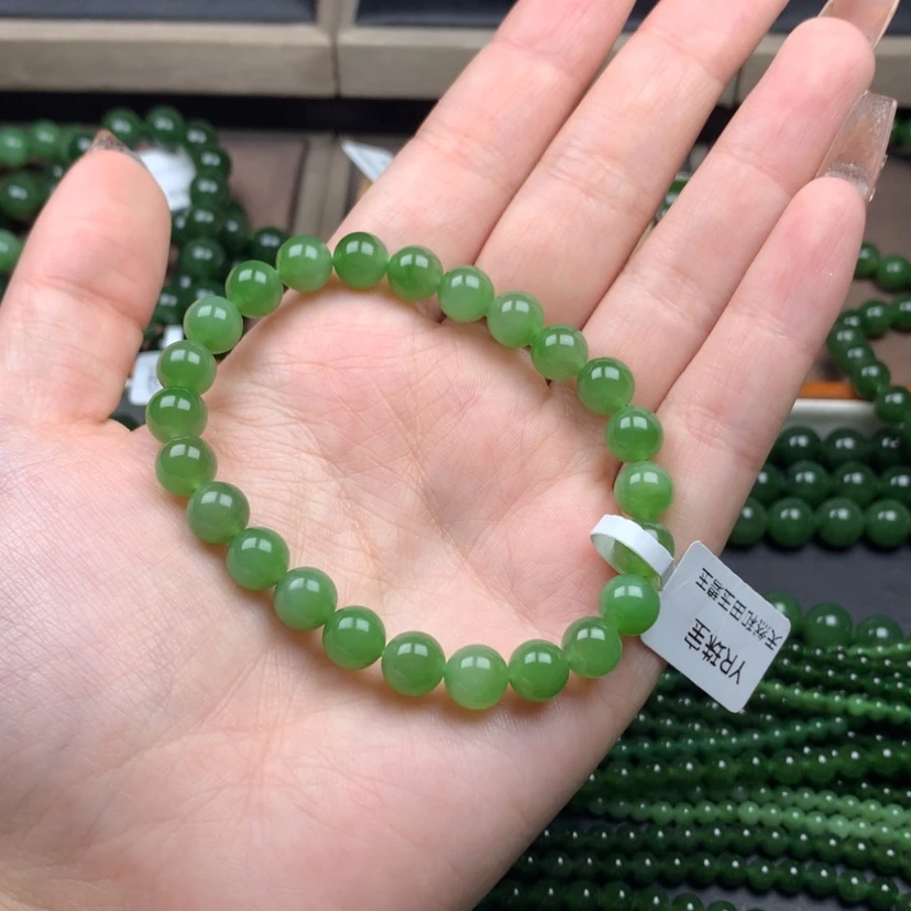 【闪购商品】和田玉（碧玉）手串未镶嵌8m