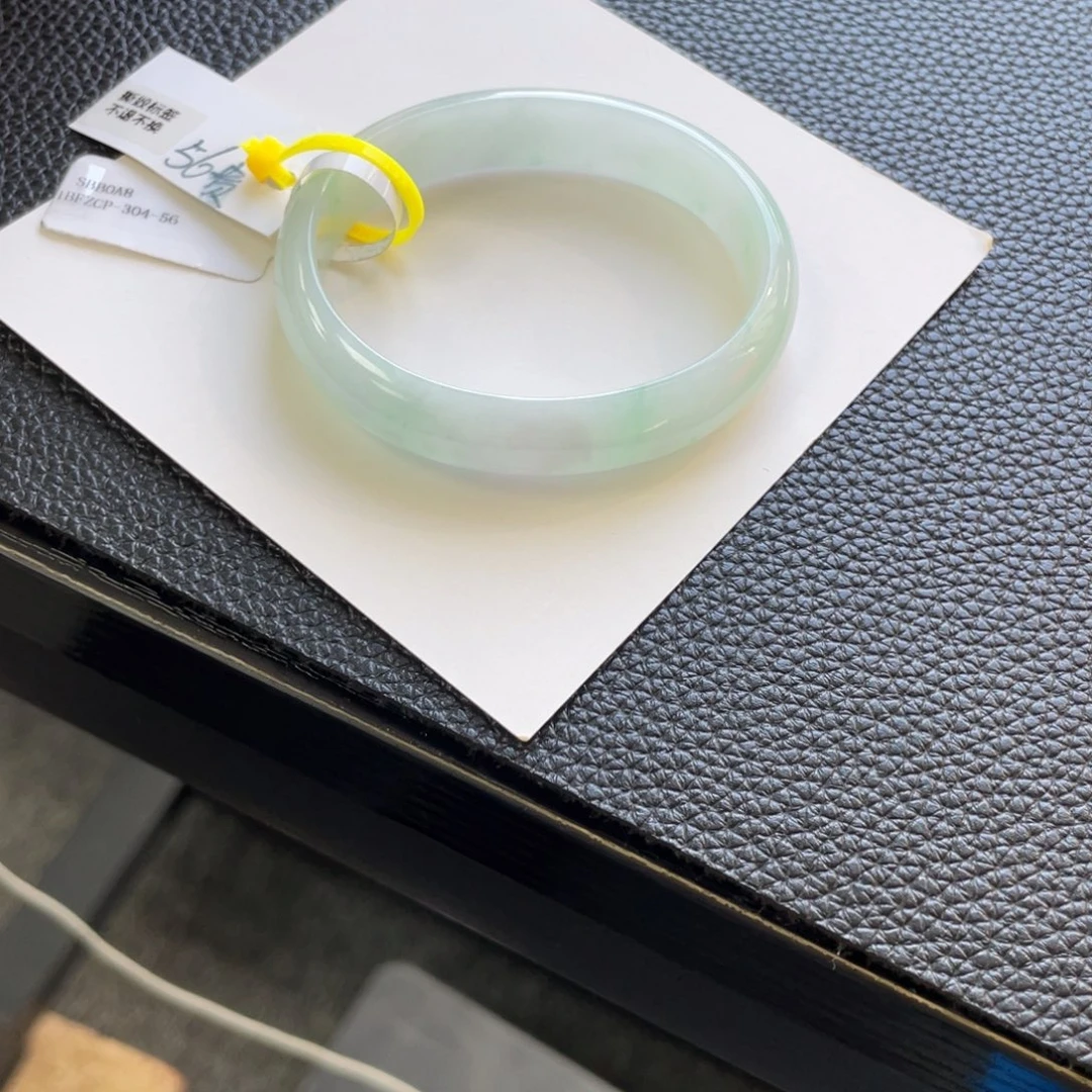 翡翠未镶嵌手镯翡翠手镯55.8圈