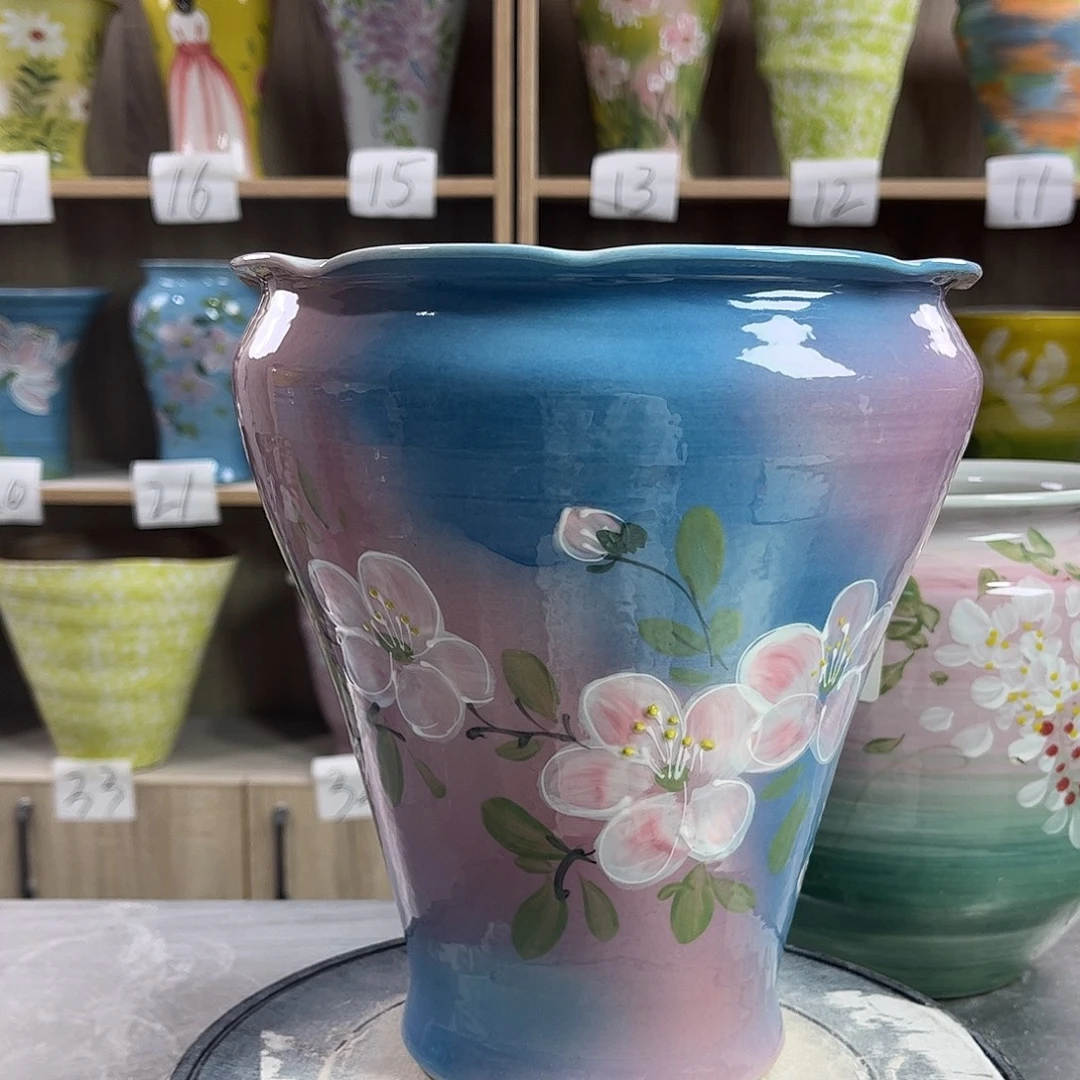 景德镇陶瓷花盆花盆