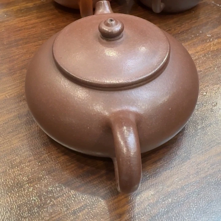 紫砂茶壶紫泥寒江200cc无添加