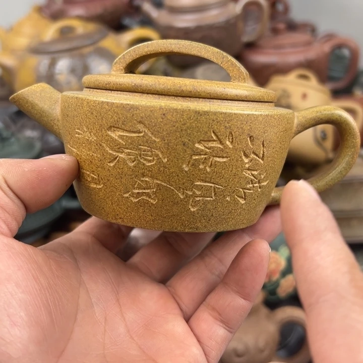 紫砂茶壶紫砂壶钮裂