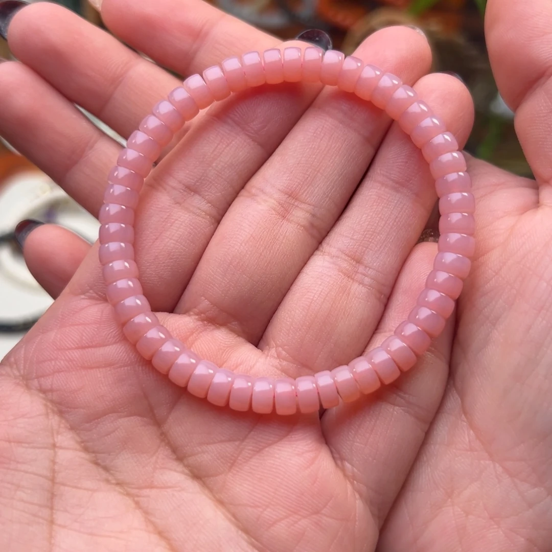 梅***甜玛瑙/玉髓未镶嵌手链