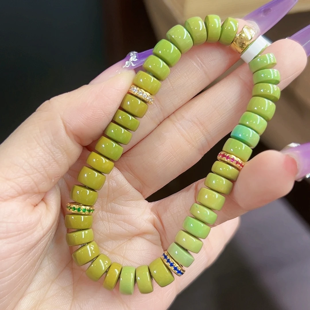 绿松石18K金镶嵌珠宝奇石