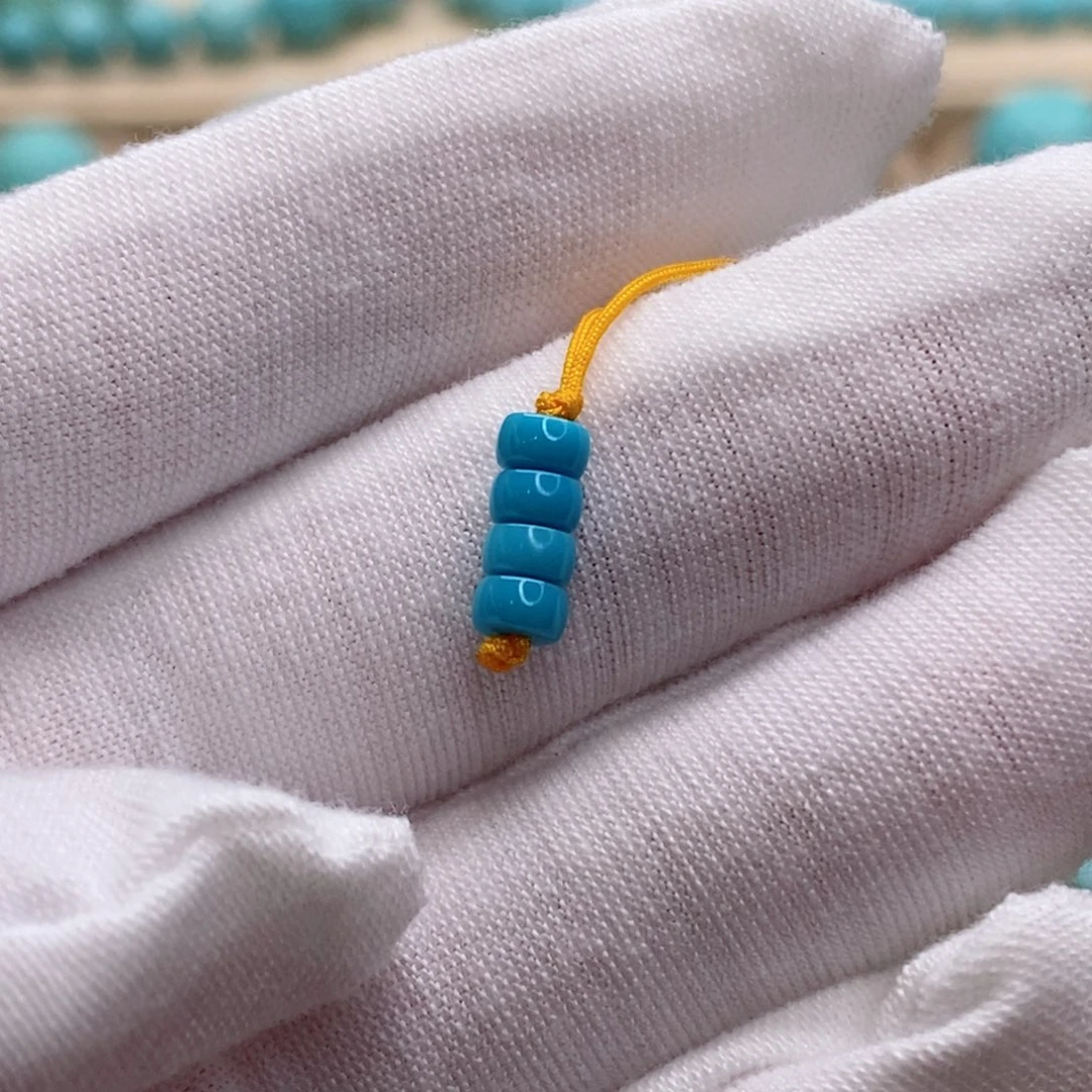 绿松石未镶嵌珠宝奇石4.1mm