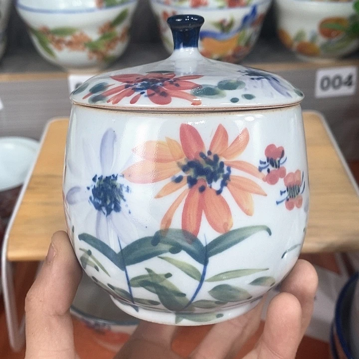 禾泥陶器高温釉下彩手工手绘陶瓷