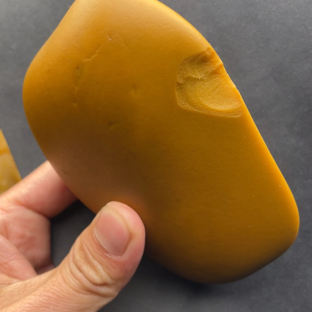 石英质玉黄蜡石料子未镶嵌倪**贝