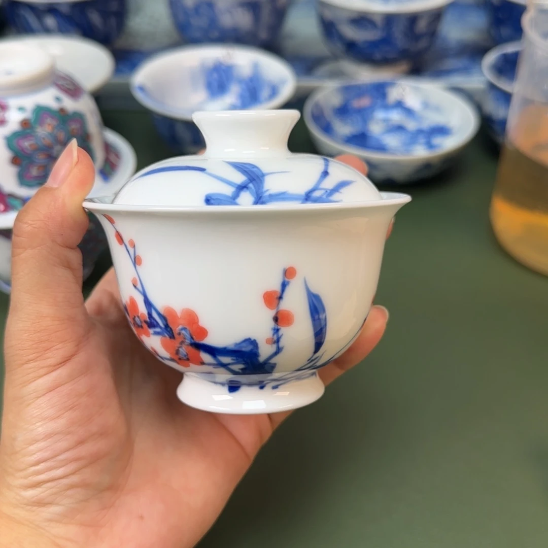 木木景德镇纯手工纯手绘茶具15