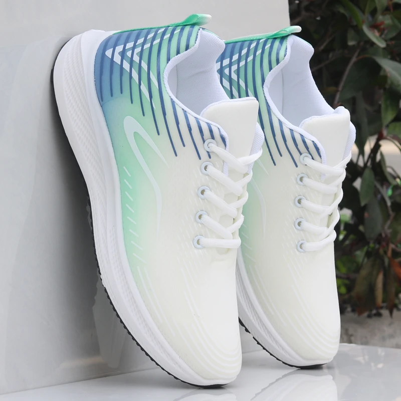 春夏季2025新款男鞋透气网面运动休闲鞋轻便软底学生百搭跑步鞋子