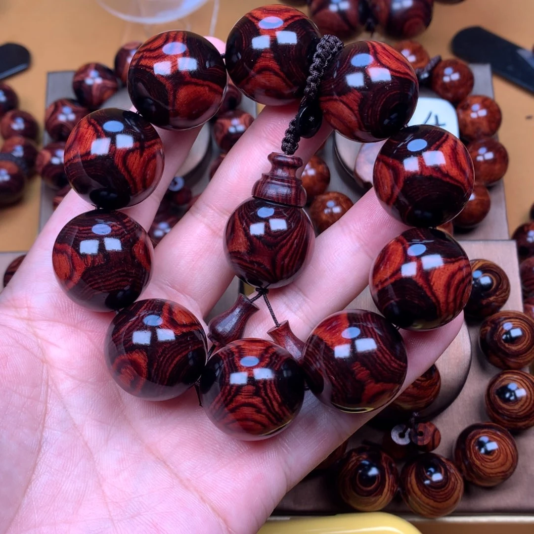 黄花梨/降香黄檀三**泰黄花梨手串2.5