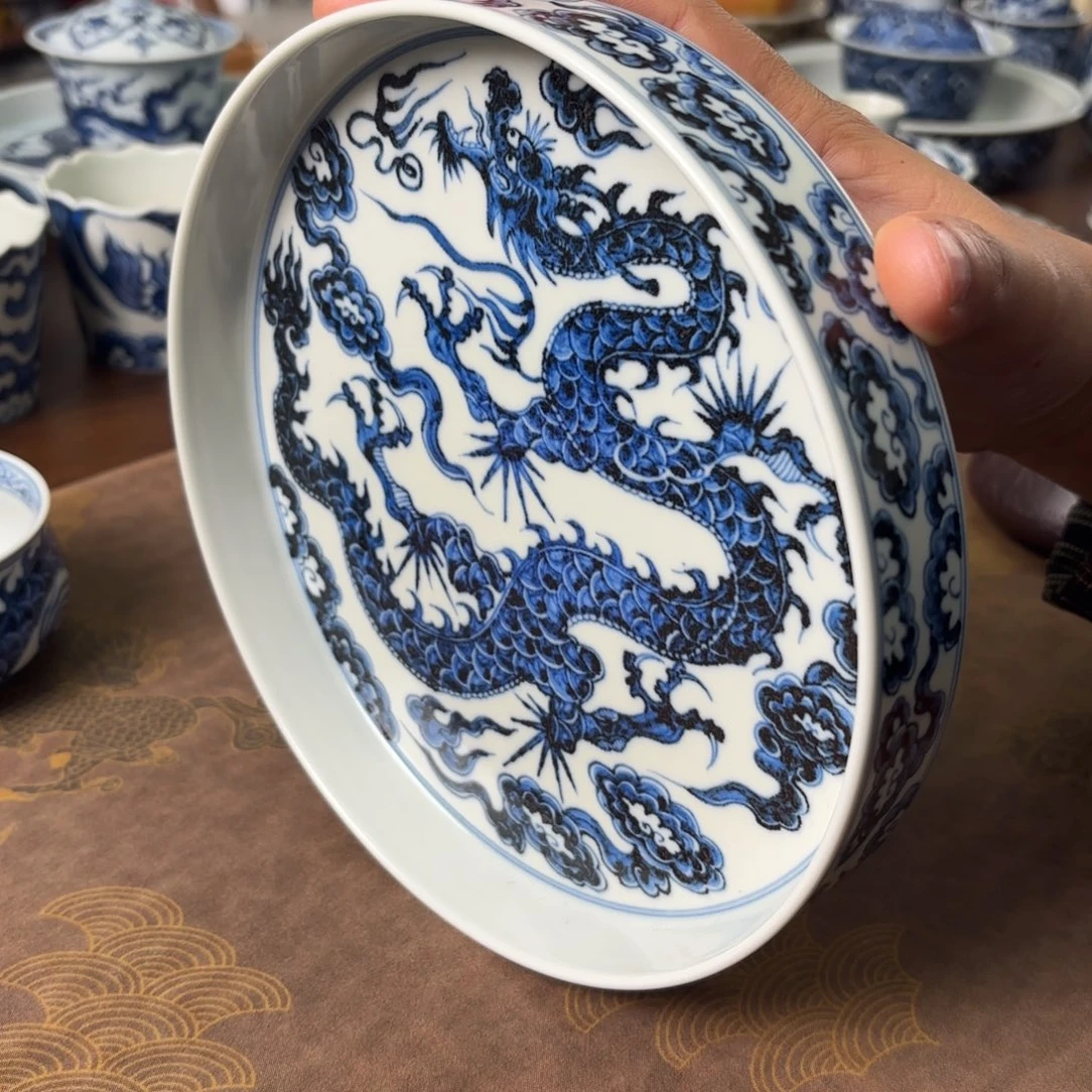 摆件陶景德镇手绘茶器