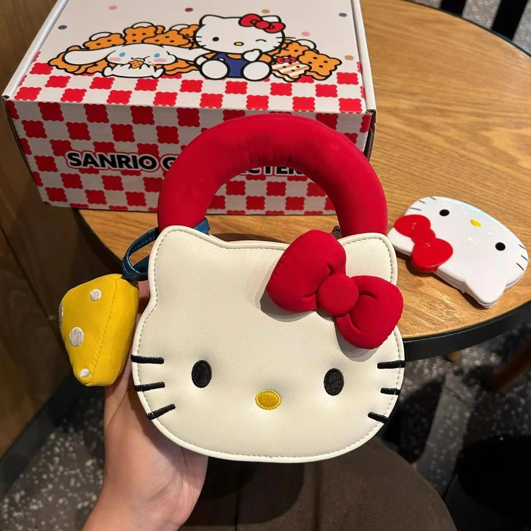 迷你口红耳机包2025新款可爱高颜值Hellokitty手提斜挎包单肩包包