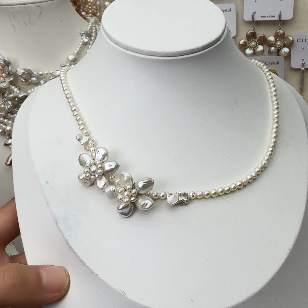 未镶嵌淡水珍珠颈饰